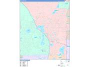 Maple Grove Wall Map Color Cast Style 2023